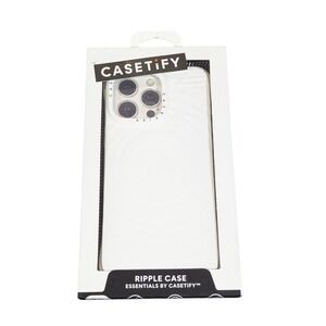 D4-O CASETiFY Essentials Ripple Case w/ Magsafe for iPhone 16 Pro Max - White